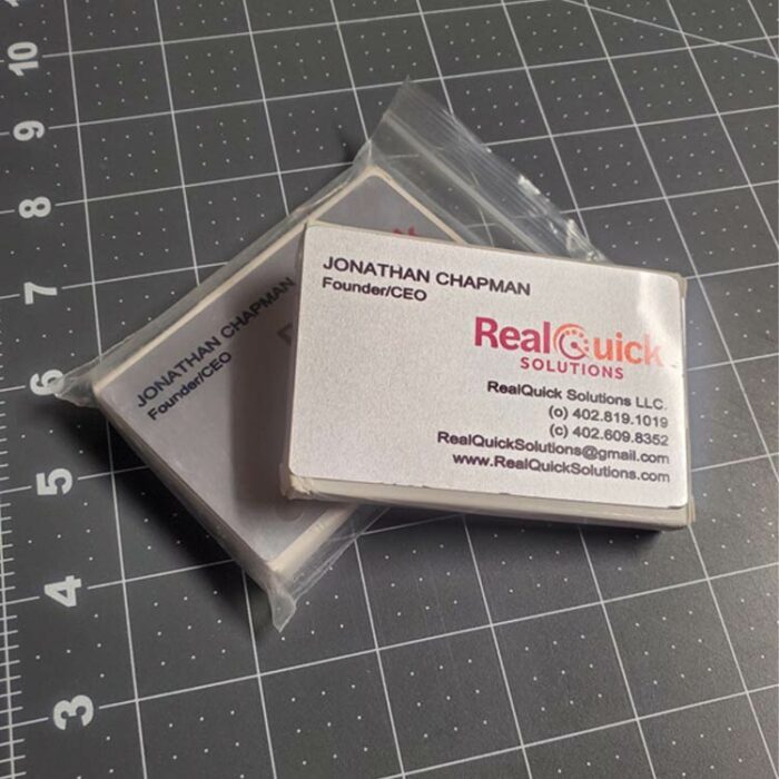 Business Cards Aluminum